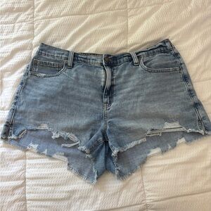 Aerie Distressed Jean Shorts